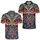 Colorful Jewel Toned Owl With Bright Eyes For Casual Nights, Festivals And Nature Lovers Men's Polo Shirt - 2