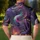 Celestial Dragon And Starry Sky Fantasy Wear For Night Festivals And Casual Menswear Men's Polo Shirt - 5