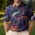 Celestial Dragon And Starry Sky Fantasy Wear For Night Festivals And Casual Menswear Men's Polo Shirt - 4