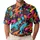 Neon Abstract Graffiti Street Art for Urban Festival, Skate, and Nightlife Outfits Men's Polo Shirt - 1