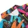 Neon Abstract Graffiti Street Art for Urban Festival, Skate, and Nightlife Outfits Men's Polo Shirt - 6
