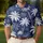 Navy Coconut Palm Resort Style For Tropical Vacation And Coastal Weekend Outings Men's Polo Shirt - 4