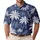 Navy Coconut Palm Resort Style For Tropical Vacation And Coastal Weekend Outings Men's Polo Shirt - 1