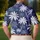Navy Coconut Palm Resort Style For Tropical Vacation And Coastal Weekend Outings Men's Polo Shirt - 5