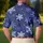 Midnight Blue Snowflake Winter Style For Holiday Events And Ski Lodge Outings For Men Men's Polo Shirt - 5