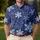 Midnight Blue Snowflake Winter Style For Holiday Events And Ski Lodge Outings For Men Men's Polo Shirt - 4