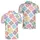 Colorful Celtic Knot Motifs For Beach Vacations, Summer Parties And Casual Weekend Wear Men's Polo Shirt - 2