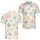 Pastel Daisy Floral Button Front Resort Casual Garden Party Gift For Stylish Men Men's Polo Shirt - 2