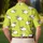 Whimsical Green Sheep For Playful Casual Weekend Wear, Travel Days And Animal Lovers Men's Polo Shirt - 5
