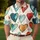 Colorful Hand Painted Hearts for Valentine's Day Casual Wear Gifts for Women and Men Men's Polo Shirt - 4