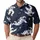 Floating Astronaut Starbursts for Retro Space Style, Casual Outings and Travel for Men Men's Polo Shirt - 1