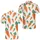 Orange Carrot All-Over Motif For Garden Parties, Beach Trips And Casual Men’s Style Men's Polo Shirt - 2