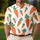 Orange Carrot All-Over Motif For Garden Parties, Beach Trips And Casual Men’s Style Men's Polo Shirt - 4