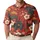 Japanese Plum Blossom Floral Garden for Resort Wear and Summer Travel Trips for Women Men's Polo Shirt - 1