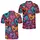 Colorful Graffiti Heart Street Art For Valentine’s Day Parties And Everyday Wear Men's Polo Shirt - 2