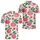 Peach And Berry Botanical Motif For Resort Wear, Garden Parties, And Summer Travel Men's Polo Shirt - 2