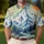 Alpine Mountain Camping Tent River Scene For Hiking Trips And Outdoor Adventure Lovers Men's Polo Shirt - 4