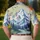 Alpine Mountain Camping Tent River Scene For Hiking Trips And Outdoor Adventure Lovers Men's Polo Shirt - 5