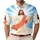 Jesus With Halo And Cloud For Church Gatherings, Faith Gifts And Casual Summer Wear Men's Polo Shirt - 1