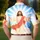 Jesus With Halo And Cloud For Church Gatherings, Faith Gifts And Casual Summer Wear Men's Polo Shirt - 5