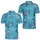 Blue Crab And Shell Nautical Coastal Style For Beach Vacations And Resort Getaways Men's Polo Shirt - 2