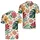 Mid-Century Tropical Florals And Green Leaves For Beach Vacations And Resort Getaways Men's Polo Shirt - 2