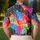 Neon Marbled Paint Drips For Creative Festival Streetwear And Bold Everyday Outfits Men's Polo Shirt - 5