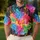 Neon Marbled Paint Drips For Creative Festival Streetwear And Bold Everyday Outfits Men's Polo Shirt - 4