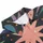 Mid Century Abstract Night Garden Starbursts For Retro Casual Summer Vacation Style Men's Polo Shirt - 6
