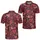 Hand Painted Red Heart Motifs for Valentine Date Night and Romantic Everyday Style Men's Polo Shirt - 2