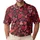Hand Painted Red Heart Motifs for Valentine Date Night and Romantic Everyday Style Men's Polo Shirt - 1