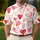 Watercolor Hearts for Valentine's Day Romantic Everyday Gift for Women and Girls Men's Polo Shirt - 4