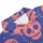 Coral Pink Skulls On Cobalt Blue For Beach Trips, Parties And Casual Streetwear Looks Men's Polo Shirt - 6