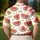 Watermelon Slices And Tiny Hearts For Summer Picnics, Beach Days And Fruit Lovers Men's Polo Shirt - 5