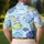 Colorful Tropical Fish Coastal Nautical Beach Vacation Resort Summer Wear For Men Men's Polo Shirt - 5