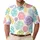 Pastel Easter Egg Motifs For Spring Brunches And Casual Holiday Outfits For Men And Teens Men's Polo Shirt - 1