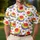 Retro Rainbow Orbital Polka Dots For Cheerful Casual Outings And Fun Weekend Wear Men's Polo Shirt - 4