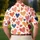 Vintage Folk Heart Scatter for Valentine's Day Gifts and Everyday Casual Style for Women Men's Polo Shirt - 5