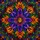 Tiffany Style Floral Mandala Stained Glass Window Decor For Home Garden Lovers Gifts Stained Glass Suncatcher - 5