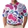 Abstract Pebble Shapes for Resort Travel, Beach Days and Modern Casual Style Lovers Men's Polo Shirt - 1