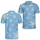Powder Blue Geometric Snowflakes For Christmas Winter Holiday Wear For Men And Women Men's Polo Shirt - 2