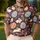 Vintage Easter Bunnies, Eggs And Chicks For Spring Celebrations And Casual Outings Men's Polo Shirt - 4