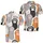 Bold Orange Black Cat Paw Motifs for Casual Weekend Wear, Pet Parents and Cat Lovers Men's Polo Shirt - 2