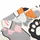Bold Orange Black Cat Paw Motifs for Casual Weekend Wear, Pet Parents and Cat Lovers Men's Polo Shirt - 6