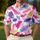 Colorful Abstract Brushstrokes For Resort Vacations, Art Lovers, And Casual Summer Style Men's Polo Shirt - 4