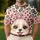 Smiling Puppy Pink Bow Leopard Spot Fashion For Casual Dates And Everyday Dog Lovers Men's Polo Shirt - 4