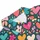 Colorful Heart Confetti Retro Doodle For Valentine’s Day Parties And Everyday Wear Men's Polo Shirt - 6
