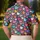 Colorful Heart Confetti Retro Doodle For Valentine’s Day Parties And Everyday Wear Men's Polo Shirt - 5