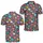 Colorful Heart Confetti Retro Doodle For Valentine’s Day Parties And Everyday Wear Men's Polo Shirt - 2