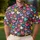 Colorful Heart Confetti Retro Doodle For Valentine’s Day Parties And Everyday Wear Men's Polo Shirt - 4